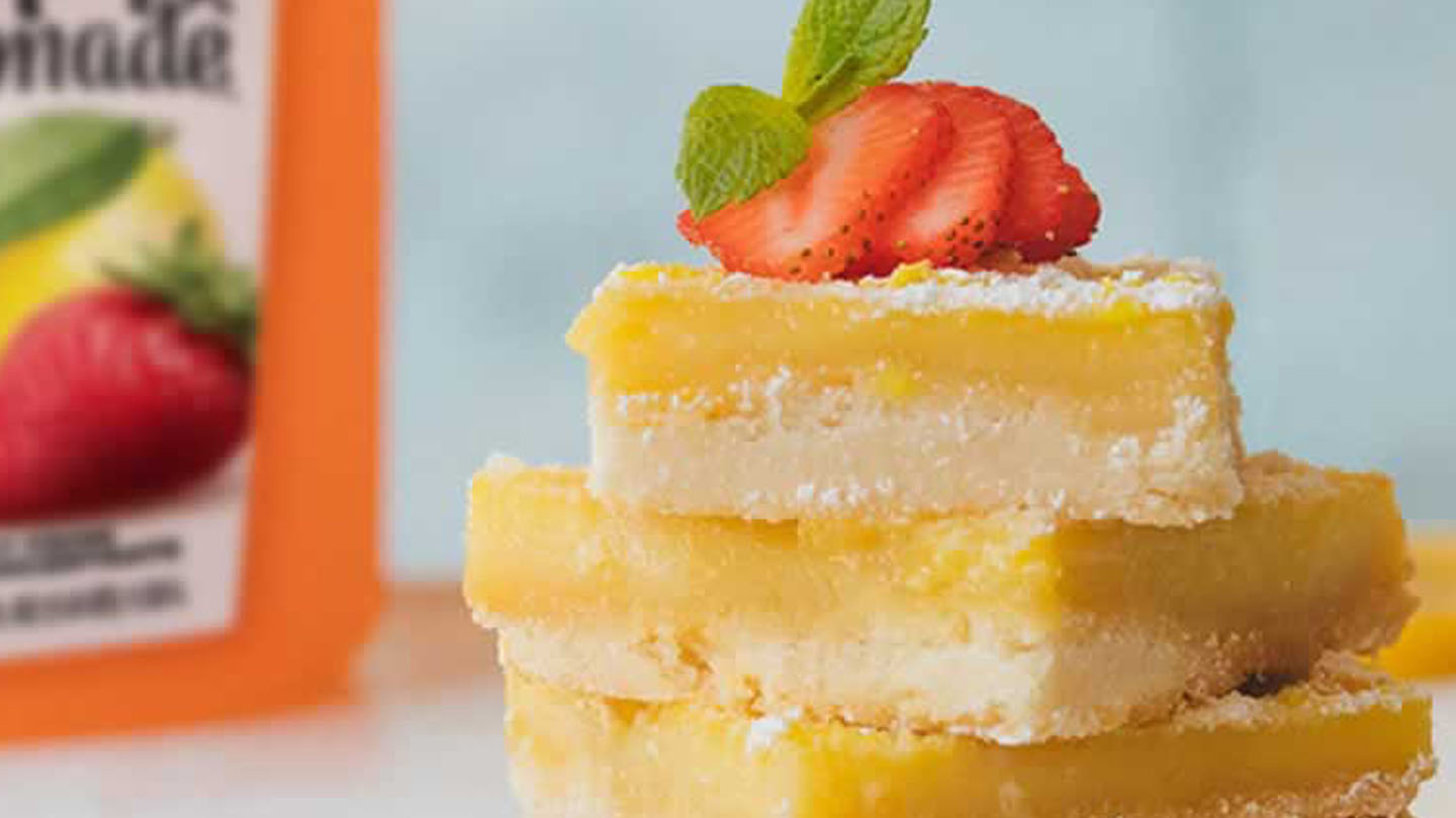 Simply Berry Lemon Bars