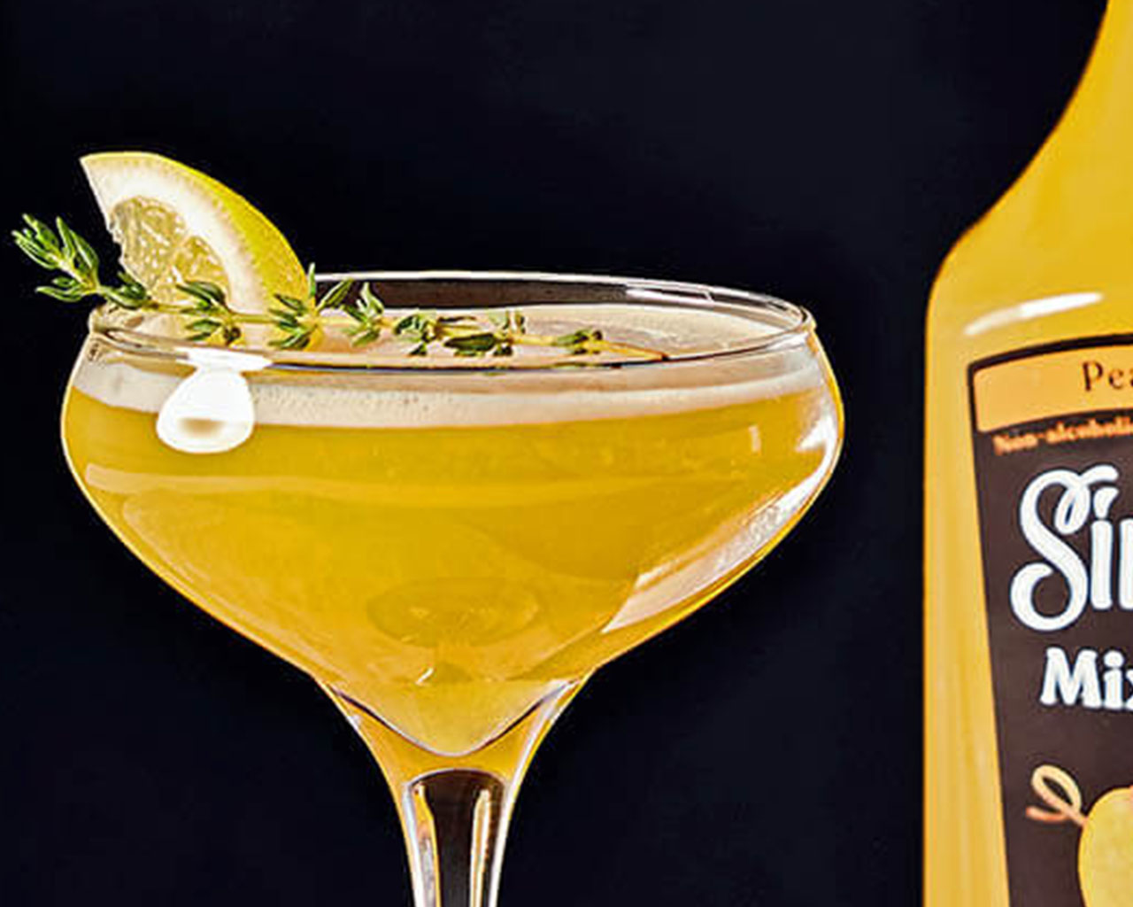 Simply Peach Whiskey Sour