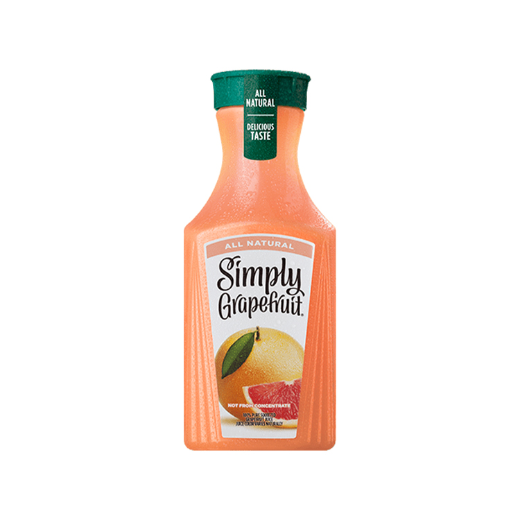 Simply Grapefruit Juice Bottle, 52 fl oz