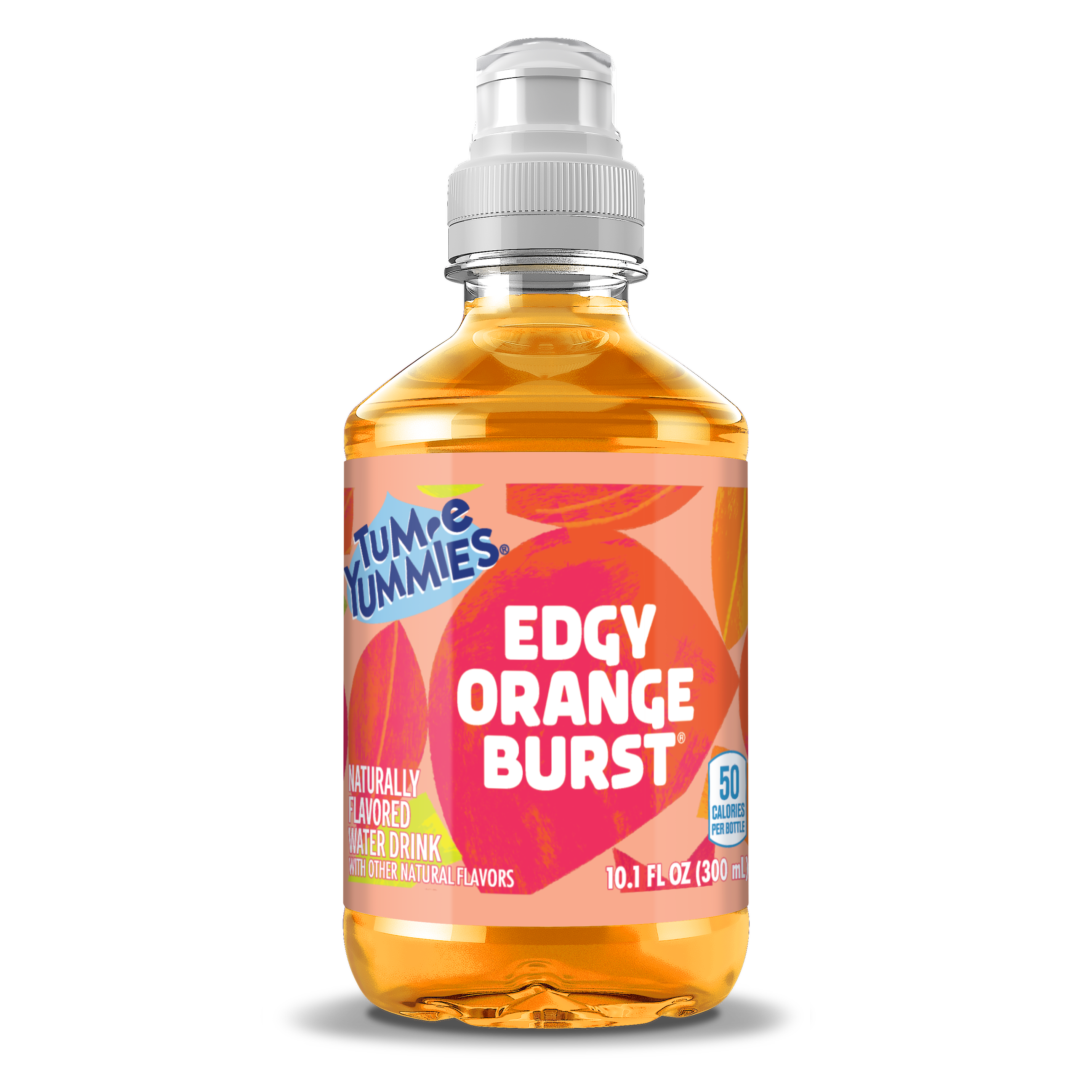 Tum-e Yummies Edgy Orange Burst bottle