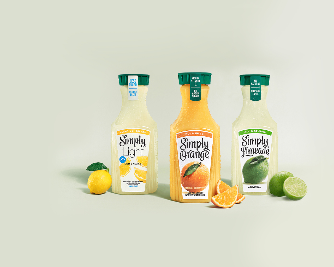 3 different flavors of Simply beverages