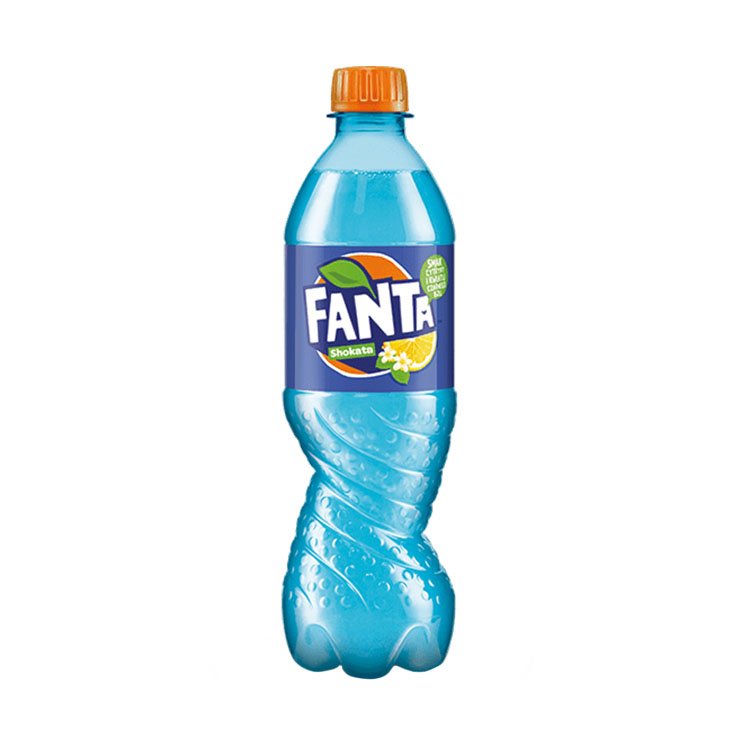Plastična boca Fanta plavog ukusa